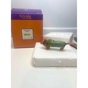 Dept 56 KRINKLES Patience Brewster Ferret Mini Spooky Pets Halloween Ornament